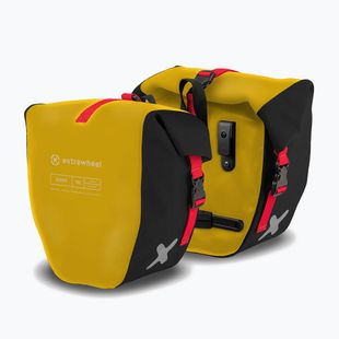 Brašna na kolo Extrawheel Rider 15L 2 ks černo-žlute E0136