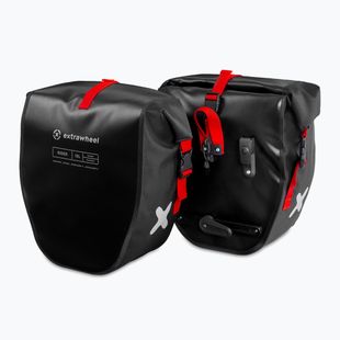 Cyklistické brašny Extrawheel Rider 2 x 15 l black