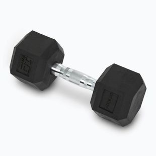 Pogumovaná činka XTREXO Hex HXD100 10 kg