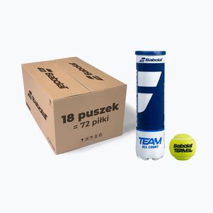 Tenisové míče Babolat Team All Court 18 x 4 ks žluté 502081