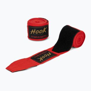 Boxerské bandáže HOOK FIGHTING TX0-B4M0046 400 cm red