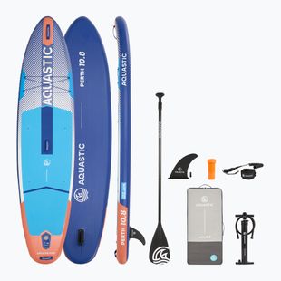 Sada paddleboard SUP nafukovací AQUASTIC Perth 10'8" all-round blue