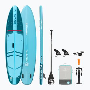 Sada paddleboard SUP nafukovací Compact 11'0" modrý