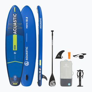 Sada paddleboard SUP nafukovací AQUASTIC Perth 10'8" allround dark blue