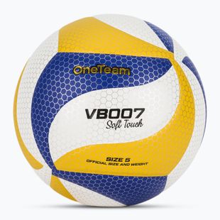 Volejbalový míč OneTeam VB007 yellow/blue/white size 5