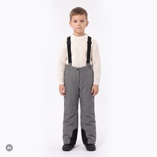 Dětské lyžařské kalhoty KADVA Moky JR WP 8K/5K stříbrné