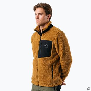 Bluza polarowa męska KADVA Rodvik brązowy