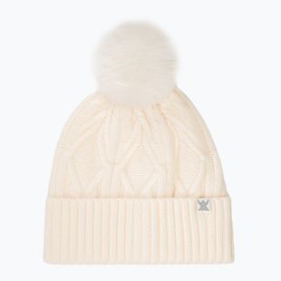 Dámská čepice Woolcano HAT1100 Kremowy