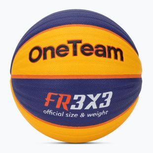 Basketbalový míč OneTeam Rim Rush Fiba 3x3 blue