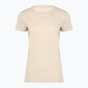 Dámské trekové tričko KADVA Merivra merino beige