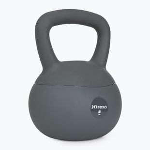 Měkký kettlebell XTREXO 8 kg grey