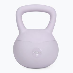 Měkký kettlebell XTREXO 10 kg purple