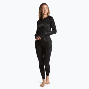 Komplet dámského termoregulačního prádla KADVA ALPINESTEP THERMO LIGHT PLUS bezešvý černý