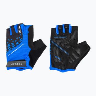 Cyklistické rukavice ATTABO Vito gel shock proof blue/black