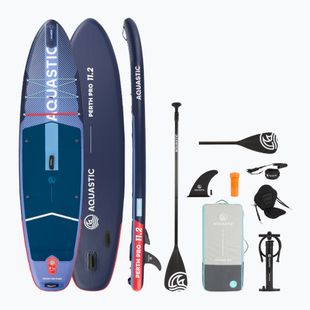 SUP prkno  AQUASTIC Perth Pro 11'2" allround navy blue