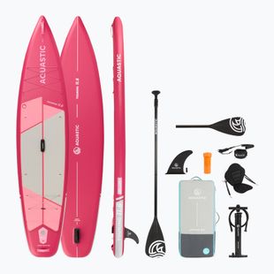 Sada paddleboard SUP nafukovací AQUASTIC Touring 11'6" pink