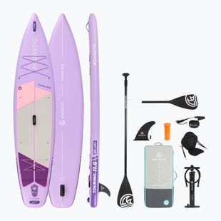 Sada paddleboard SUP nafukovací AQUASTIC Touring 11'6" purple