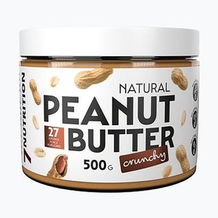 Arašídové máslo 7Nutrition 500 g crunchy peanuts
