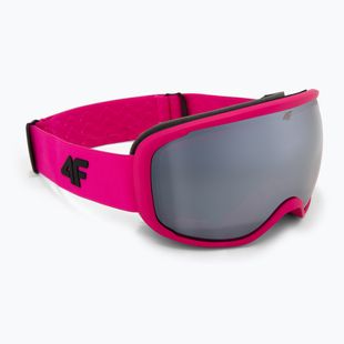 Dětské lyžařské brýle 4F U067 hot pink neon