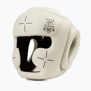 Boxerská helma UNIQ Full Coverage technical white