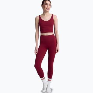 Dámské legíny na jógu JoyInMe Oneness Ease 7/8 red wine