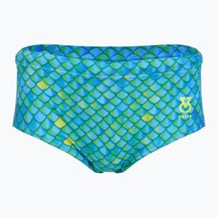 Pánské plavecké boxerky  SWEEP Aqua Hippos black/yellow/green