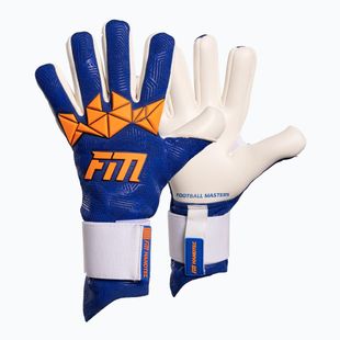 Brankářské rukavice Football Masters Varis X PRO blue/orange