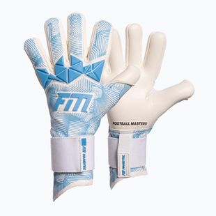 Brankářské rukavice Football Masters Varis X PRO white/blue
