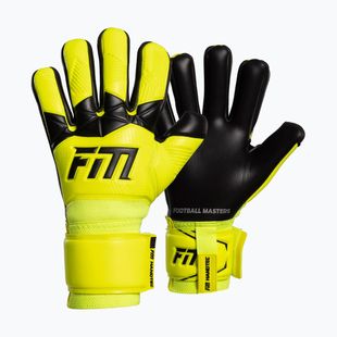 Brankářské rukavice Football Masters Varis X yelow fluo