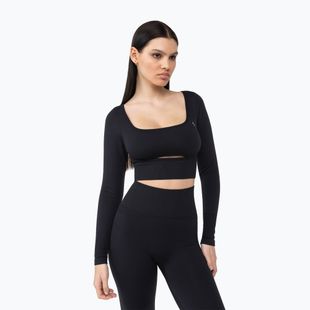 Dámské tričko Longsleeve Carpatree Dopamine Buzz Seamless obsidian black 
