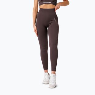 Dámské tréninkové legíny Carpatree Allure Seamless berry brown