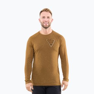 Pánské termo tričko Longsleeve Viking Andali brown