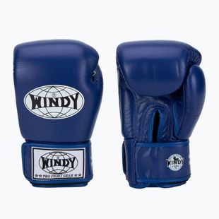 Boxerské rukavice WINDY Classic Genuine Leather blue