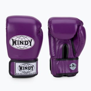 Boxerské rukavice WINDY Classic Genuine Leather purple