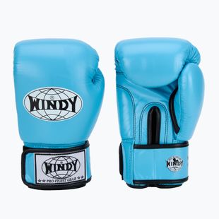 Boxerské rukavice WINDY Classic Genuine Leather sky blue