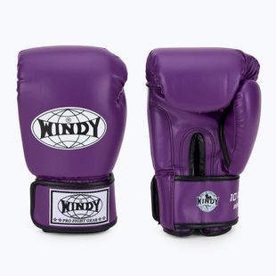 Boxerské rukavice WINDY Classic Synthetic Leather purple