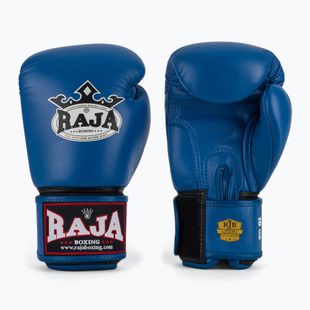 Boxerské rukavice RAJA BOXING Single Standard Genuine Leather blue