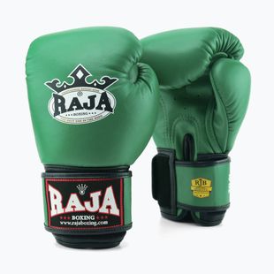 Boxerské rukavice RAJA BOXING Single Standard Genuine Leather green