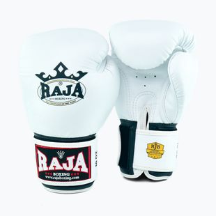 Boxerské rukavice RAJA BOXING Single Standard Genuine Leather white