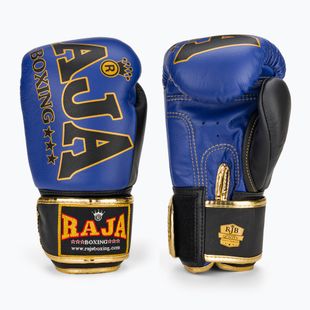 Boxerské rukavice RAJA BOXING Origin Standard Genuine Leather blue