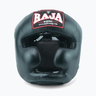 Boxerská helma RAJA BOXING Semi Leather black