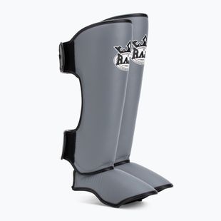 Chrániče holení a chodidel RAJA BOXING Lightweight Shin Guards Genuine Leather grey