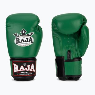 Boxerské rukavice RAJA BOXING Single Semi Leather green
