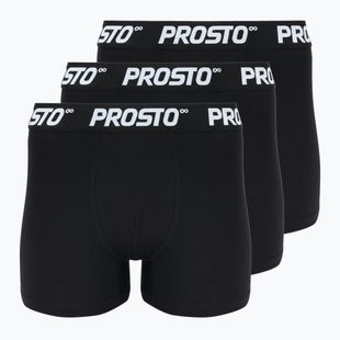 Pánské boxerky PROSTO KL252MACC 3 pary black