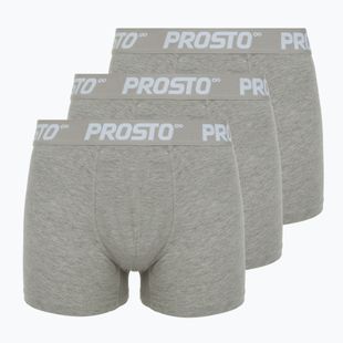 Pánské boxerky PROSTO KL252MACC 3 pary gray