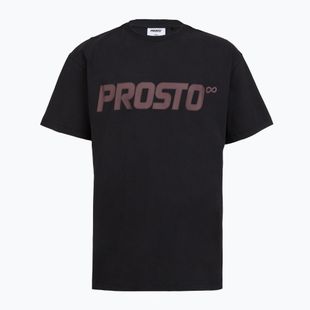Pánské tričko PROSTO Big Logo washed black