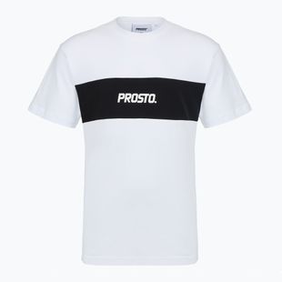 Pánské tričko na lezení PROSTO Root white/black