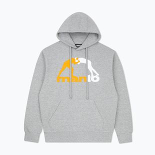 Pánská mikina MANTO Logo Hoody grey