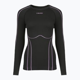 Dámská termoakční mikina Viking Etna 2.0 black/purple