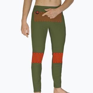 Vyhřívané kalhoty  Glovii GP1C zelené